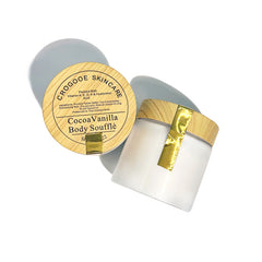 Cocoa Vanilla Body Soufflé-Hydrating Soothing, Chocolate flavor,Body Care Lotions Skin Repair body butter Packed With HyaloronicAcid & Blend Vitamins