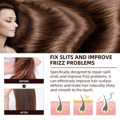 Crogooe Argan Oil Hair Mask Essence Collagen Hair Treatment Deep Repair Conditioner for All Hair Types & Argan Oil Hair Serum for Dry Damaged Hair Haircare