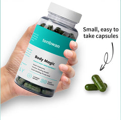 Body Magic Chlorophyll Capsules - Vegan Capsules for Detox, Digestion, Gut Health, Skin & More body magic chlorophyll pill Natural Healthcare