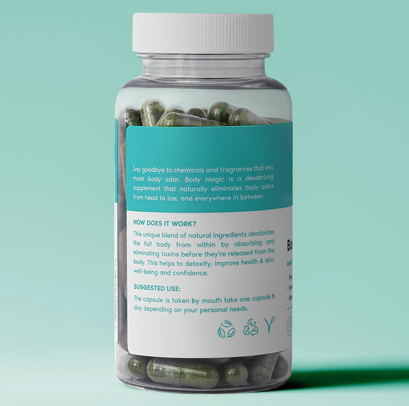 Body Magic Chlorophyll Capsules - Vegan Capsules for Detox, Digestion, Gut Health, Skin & More body magic chlorophyll pill Natural Healthcare
